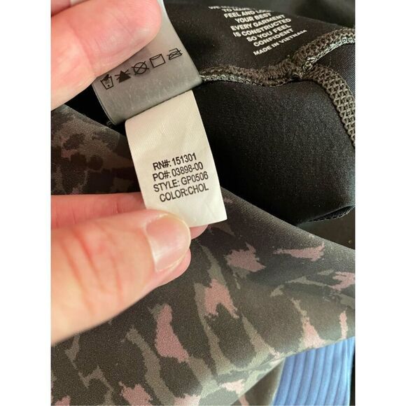 Good American Womens Multicolor Leopard Print High Rise Leggings Size 1 - Picture 4 of 5